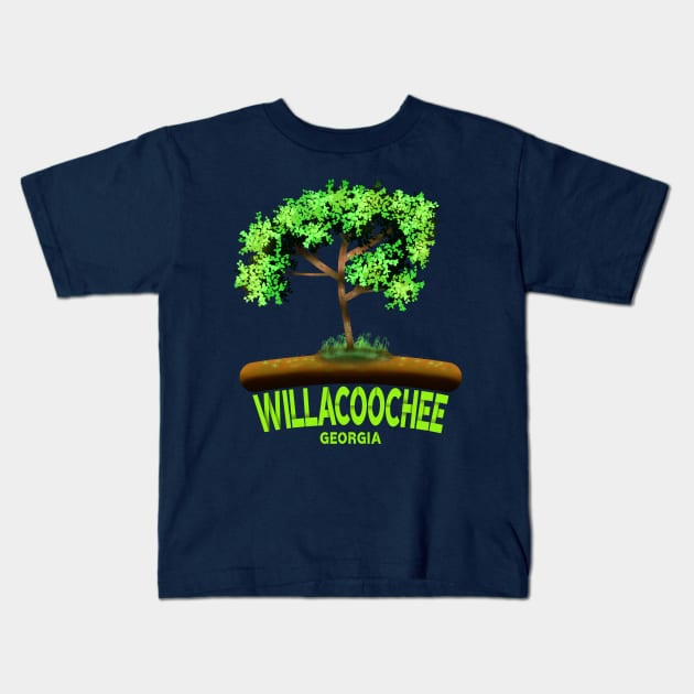 Willacoochee Georgia Kids T-Shirt by MoMido